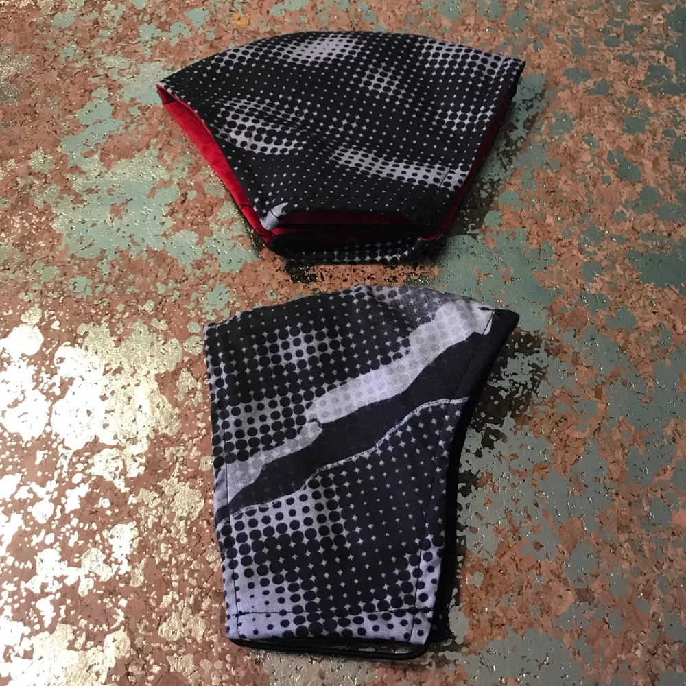 MEN’S AND KIDS MATCHING GRAY PRINT FACE MASK